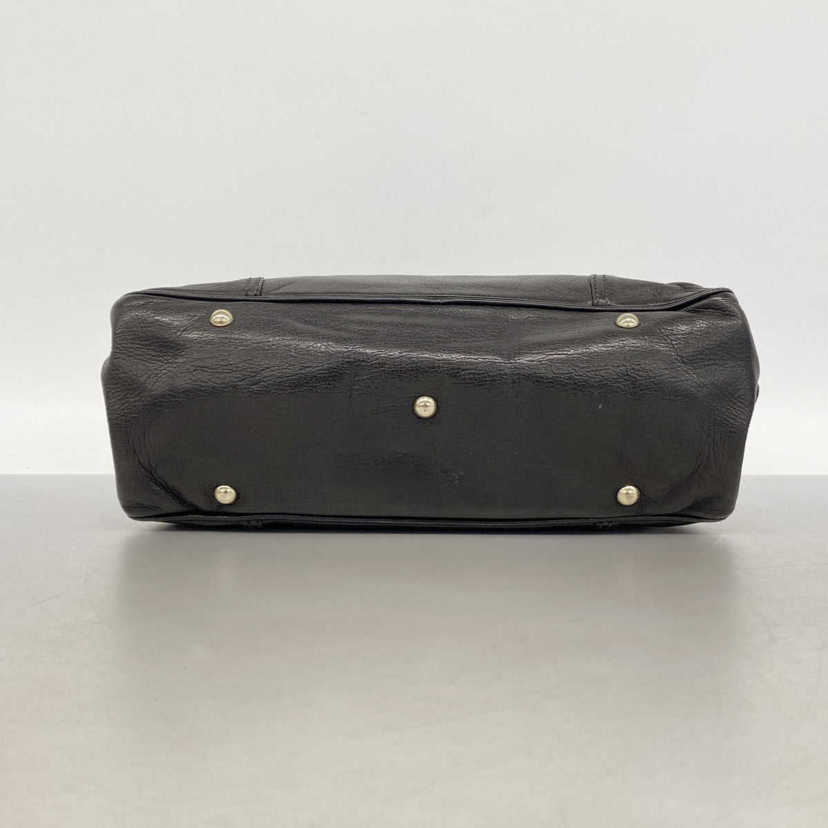 【6kc3043】グッチ ショルダーバッグ プリンシー 161720 レザー ブラック シャンパンゴールド金具【中古】レディース