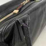 【6kc3043】グッチ ショルダーバッグ プリンシー 161720 レザー ブラック シャンパンゴールド金具【中古】レディース