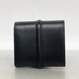 【6kc3047】セリーヌ 財布 セーズ レザー ブラック ゴールド金具【中古】レディース