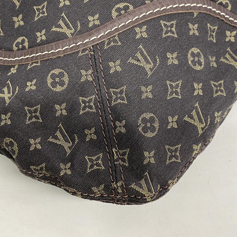 【6kc3053】ルイヴィトン ショルダーバッグ モノグラム・ミニラン マノンMM M95619 エベヌ【中古】レディース