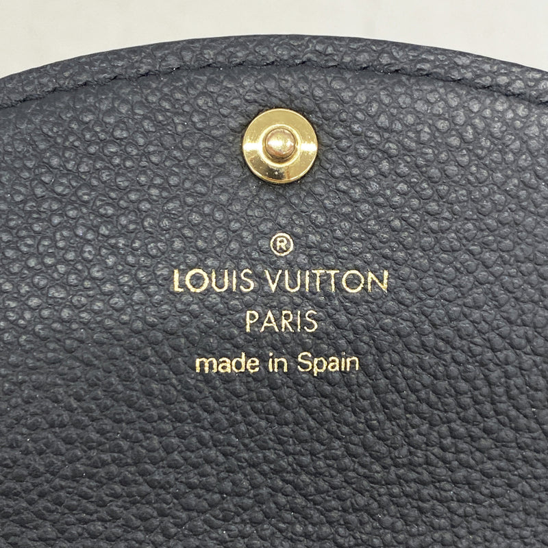 【6kc3056】ルイヴィトン コインケース モノグラム・アンプラント ポルトモネロザリ M81455 ノワール【中古】レディース
