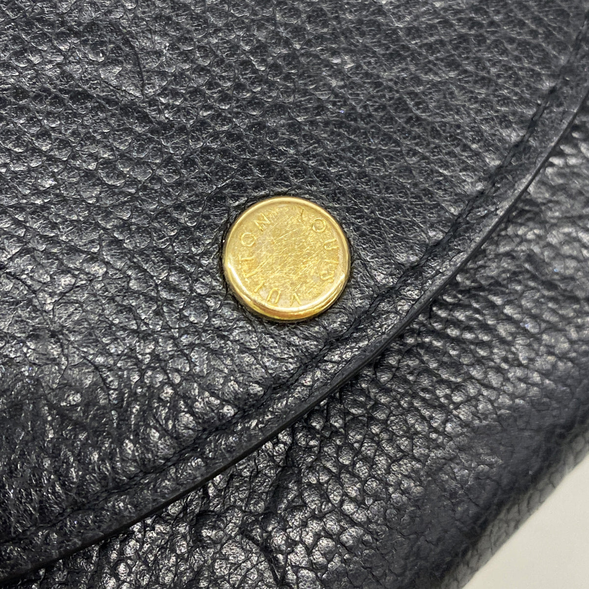 【6kc3056】ルイヴィトン コインケース モノグラム・アンプラント ポルトモネロザリ M81455 ノワール【中古】レディース