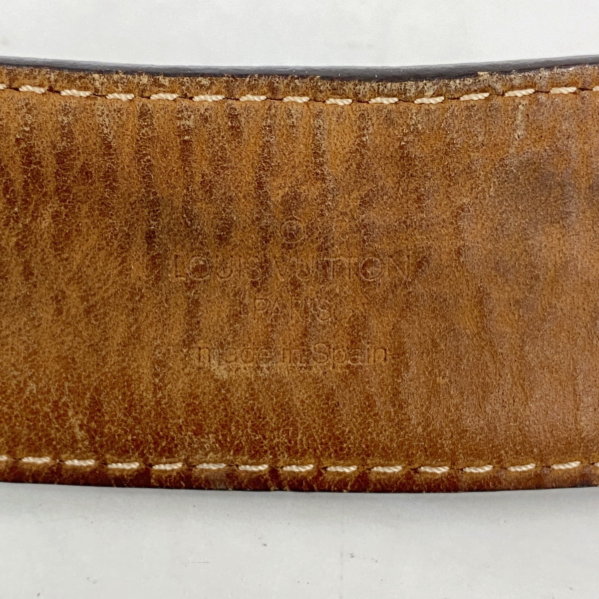【6kc3061】ルイヴィトン ベルト ダミエ サンチュール ネオアンヴァントゥール M9234 エベヌ【中古】メンズ