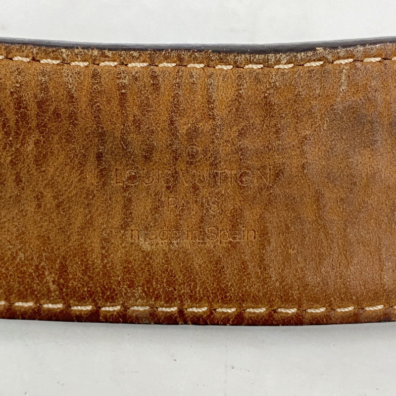 【6kc3061】ルイヴィトン ベルト ダミエ サンチュール ネオアンヴァントゥール M9234 エベヌ【中古】メンズ
