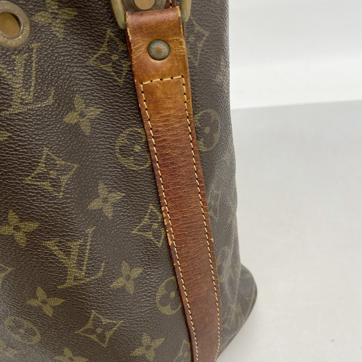 【6kc3067】ルイヴィトン ショルダーバッグ モノグラム プチノエ M42226 ブラウン【中古】レディース
