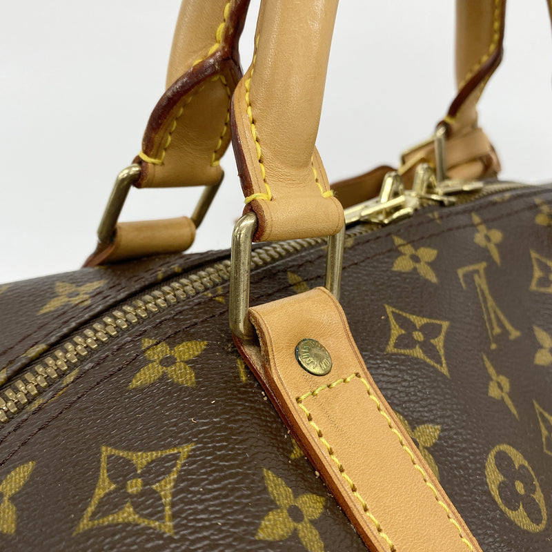 【6kc3068】ルイヴィトン ボストンバッグ モノグラム キーポルバンドリエール60 M41412 ブラウン【中古】メンズ レディース ユニセックス