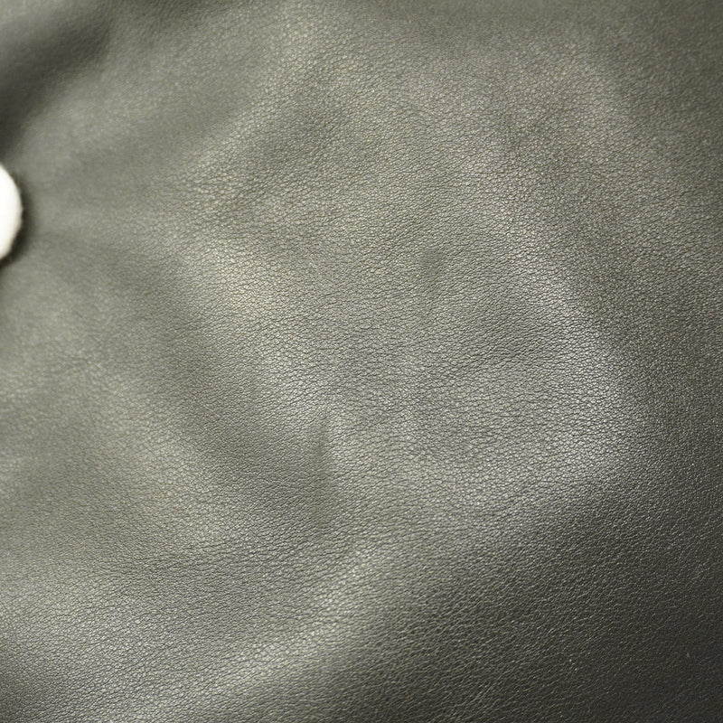 【6kc3071】クリスチャンディオール ハンドバッグ マリスパール レザー ブラック シルバー金具【中古】レディース