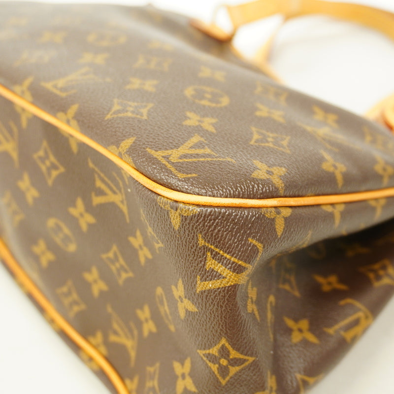 【6kc3079】ルイヴィトン トートバッグ モノグラム バティニョールオリゾンタル M51154 ブラウン【中古】レディース