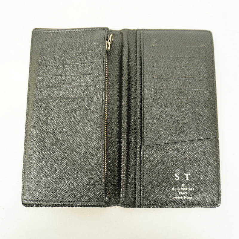 【6kc3084】ルイヴィトン 長財布 ダミエ・グラフィット ポルトフォイユブラザ N62665 グレー ブラック【中古】メンズ