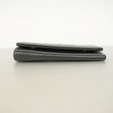 【6kc3100】シャネル キーケース キャビアスキン ブラック ゴールド金具【中古】レディース