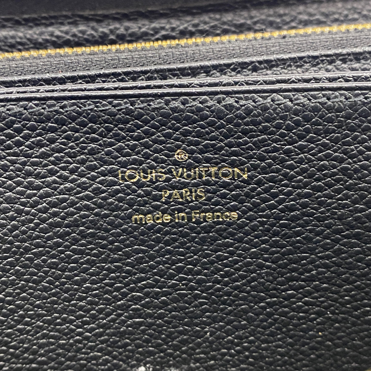 【6kc3102】ルイヴィトン 長財布 モノグラム・アンプラント ジッピーウォレット M61864 ノワール【中古】レディース