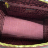 【6kc3124】カルティエ ハンドバッグ マスト レザー ボルドー ゴールド金具【中古】レディース