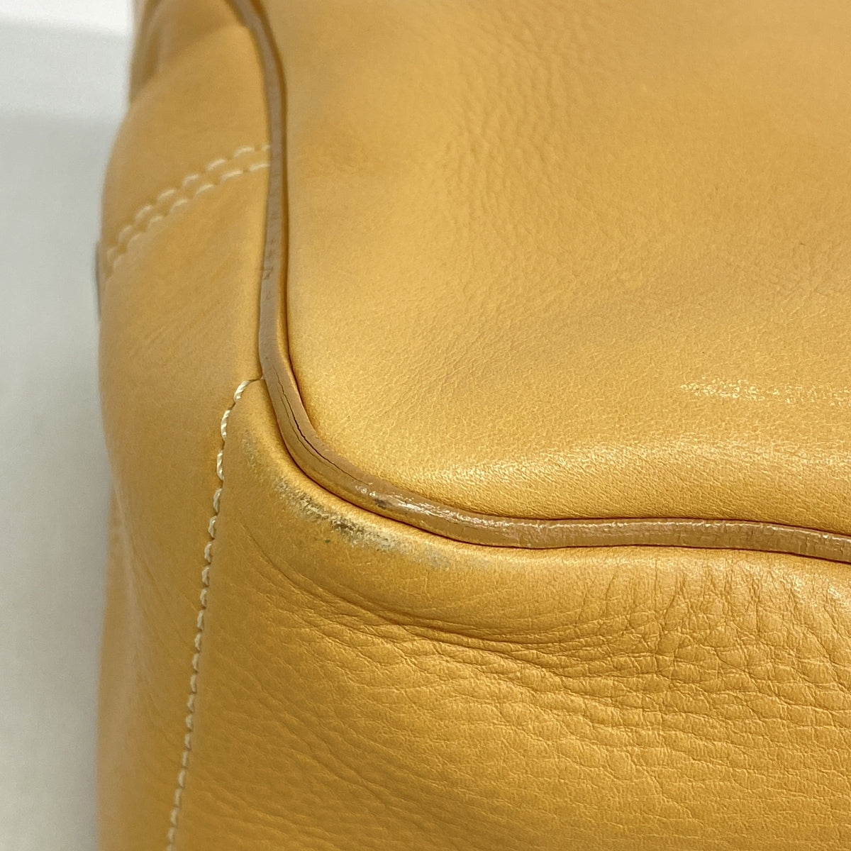 【6kc3132】セリーヌ ハンドバッグ ブギーバッグ レザー オレンジ シルバー金具【中古】レディース