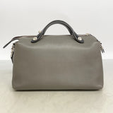 【6kc3133】フェンディ ハンドバッグ バイザウェイ レザー グレー シルバー金具 2wayバッグ【中古】レディース