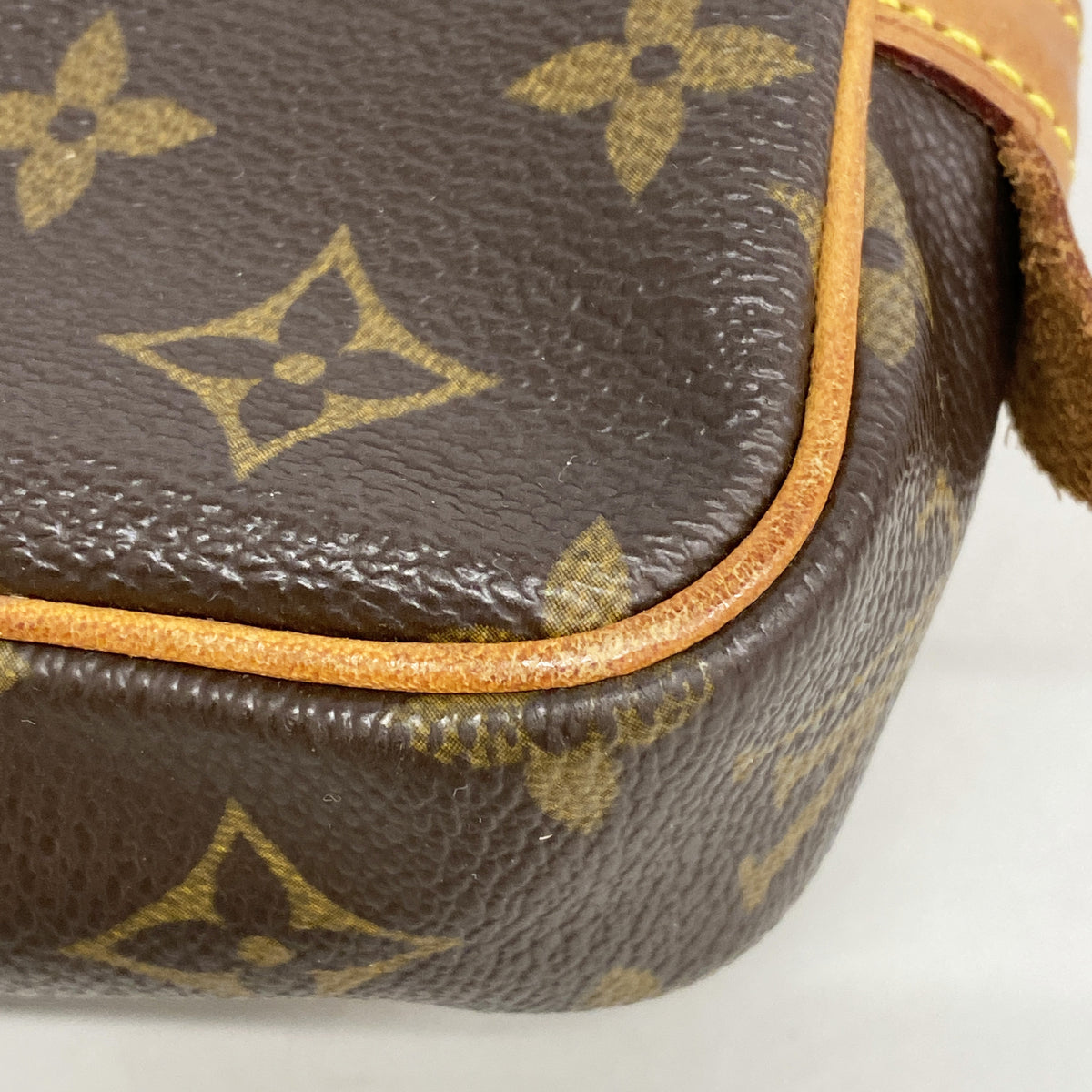 【6kc3137】ルイヴィトン ショルダーバッグ モノグラム ポシェットマルリーバンドリエール M51828 ブラウン【中古】レディース