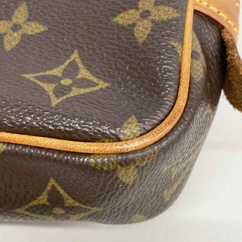 【6kc3137】ルイヴィトン ショルダーバッグ モノグラム ポシェットマルリーバンドリエール M51828 ブラウン【中古】レディース
