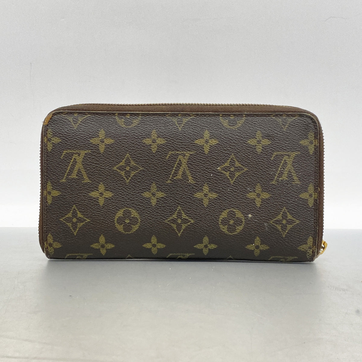 【6kc3150】ルイヴィトン 長財布 モノグラム ジッピーオーガナイザー M60002 ブラウン【中古】メンズ