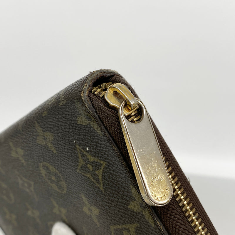 【6kc3150】ルイヴィトン 長財布 モノグラム ジッピーオーガナイザー M60002 ブラウン【中古】メンズ