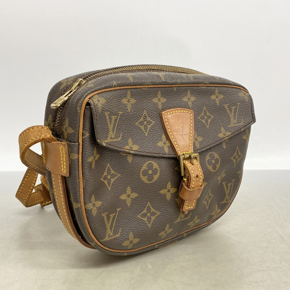 【6kc3166】ルイヴィトン ショルダーバッグ モノグラム ジュヌフィーユPM M51227 ブラウン【中古】レディース