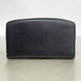 【6kc3172】カルティエ 長財布 マスト レザー ブラック シルバー金具【中古】レディース