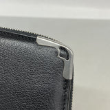 【6kc3172】カルティエ 長財布 マスト レザー ブラック シルバー金具【中古】レディース