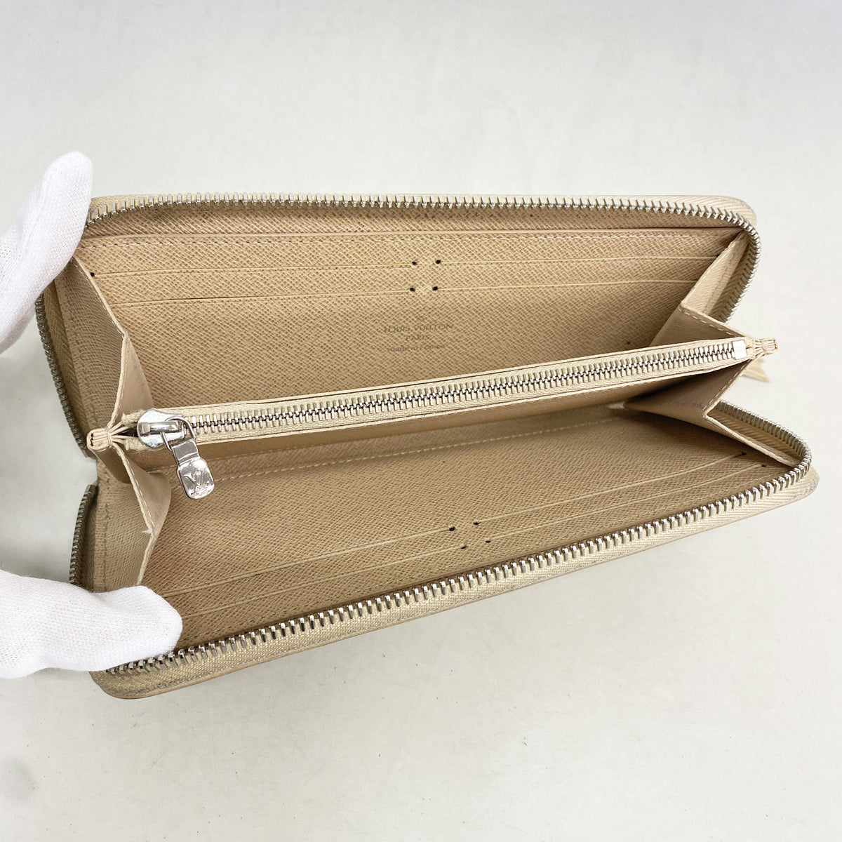 【6kc3173】ルイヴィトン 長財布 エピ ポルトフォイユクレマンス M60916 デュンヌ【中古】レディース