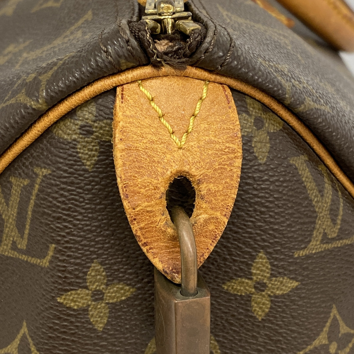 【6kc3186】ルイヴィトン ハンドバッグ モノグラム スピーディ40 M41106 ブラウン【中古】レディース