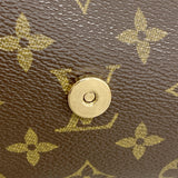 【6kc3190】ルイヴィトン ショルダーバッグ モノグラム ミュゼットタンゴ ショートストラップ M51257 ブラウン【中古】レディース