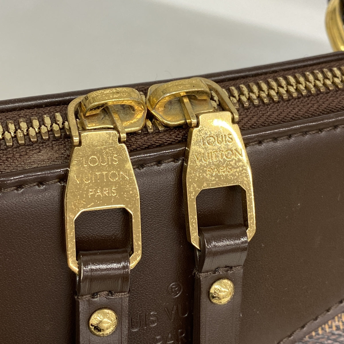 【6kc3206】ルイヴィトン ハンドバッグ ダミエ ウエストミンスターPM N41102 エベヌ【中古】レディース