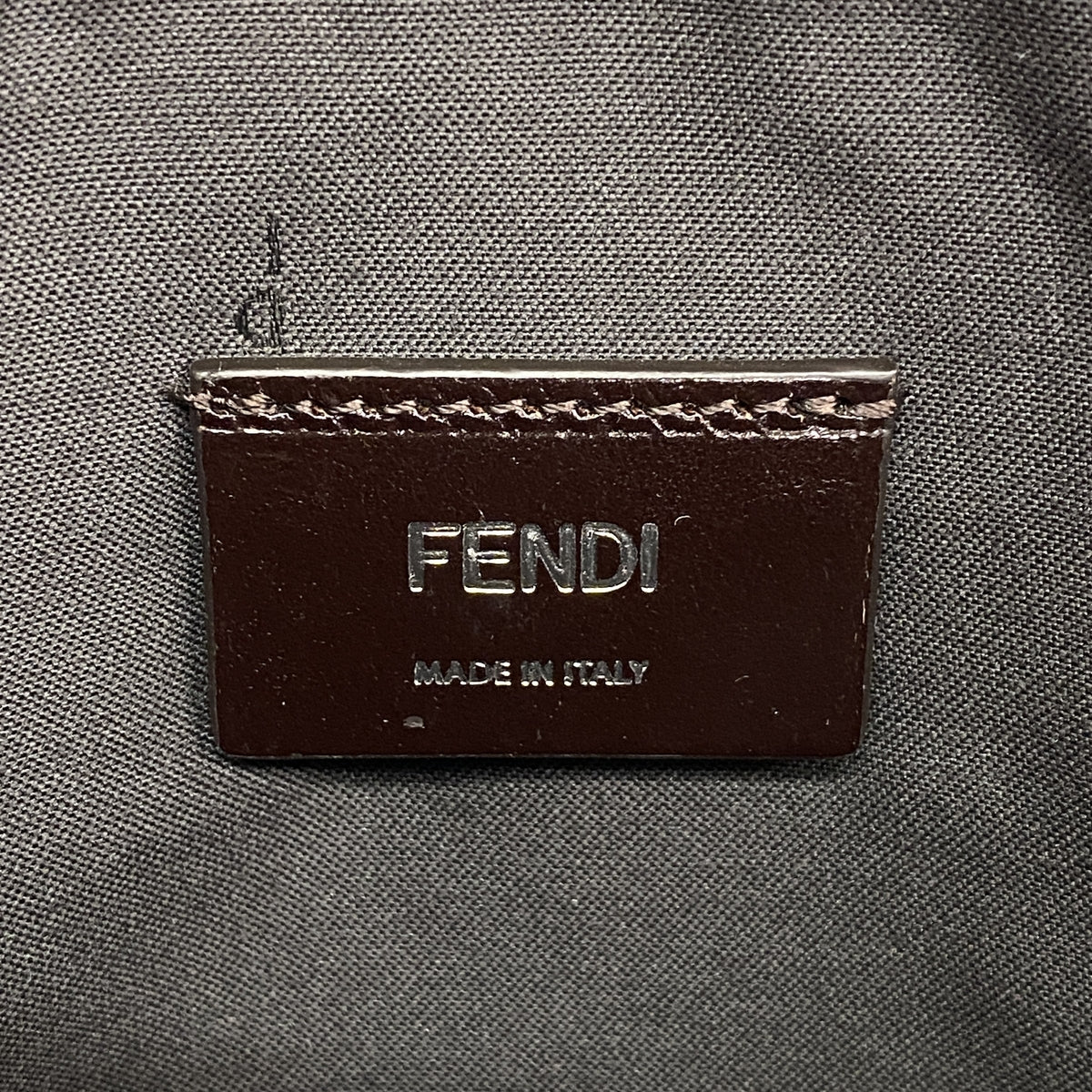 【6kc3209】フェンディ ウエストバッグ ズッカ PVC レザー ブラウン シルバー金具【中古】メンズ