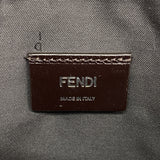 【6kc3209】フェンディ ウエストバッグ ズッカ PVC レザー ブラウン シルバー金具【中古】メンズ