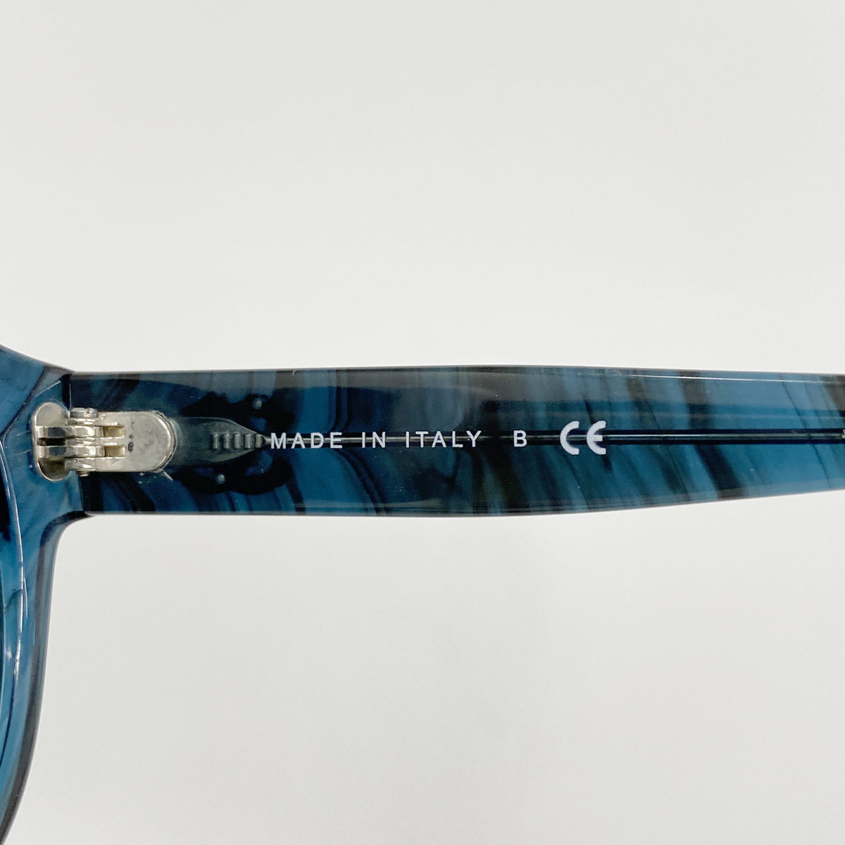 【6kc3212】シャネル サングラス 5359-A プラスチック ブルー ブラック シルバー金具【中古】レディース