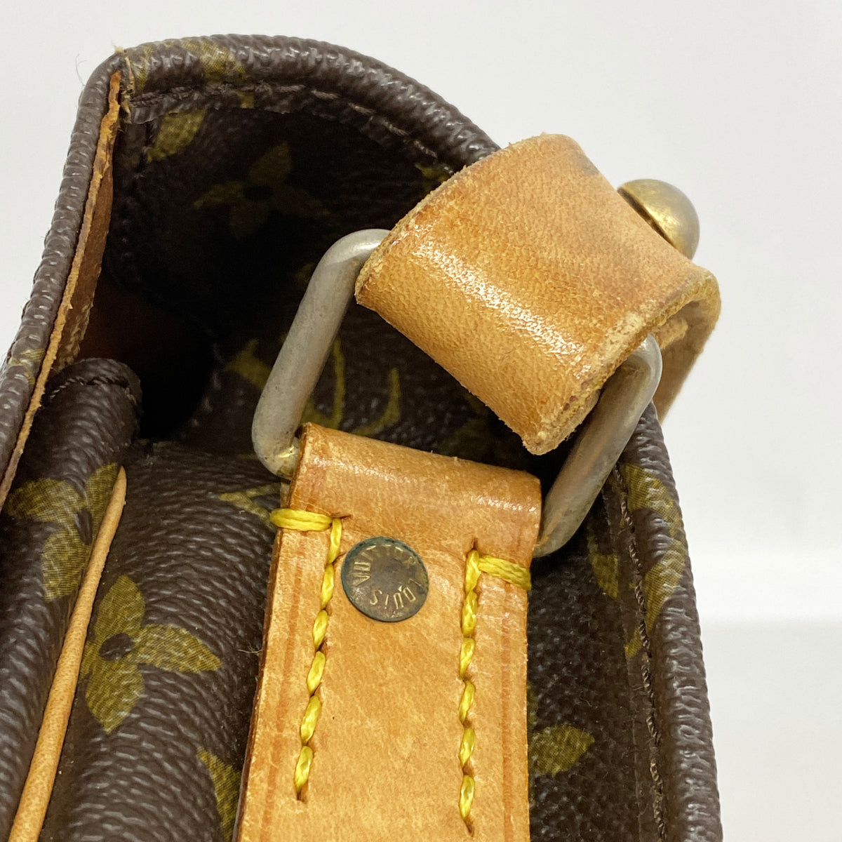 【6kc3215】ルイヴィトン ショルダーバッグ モノグラム カルトシエールMM M51253 ブラウン【中古】レディース
