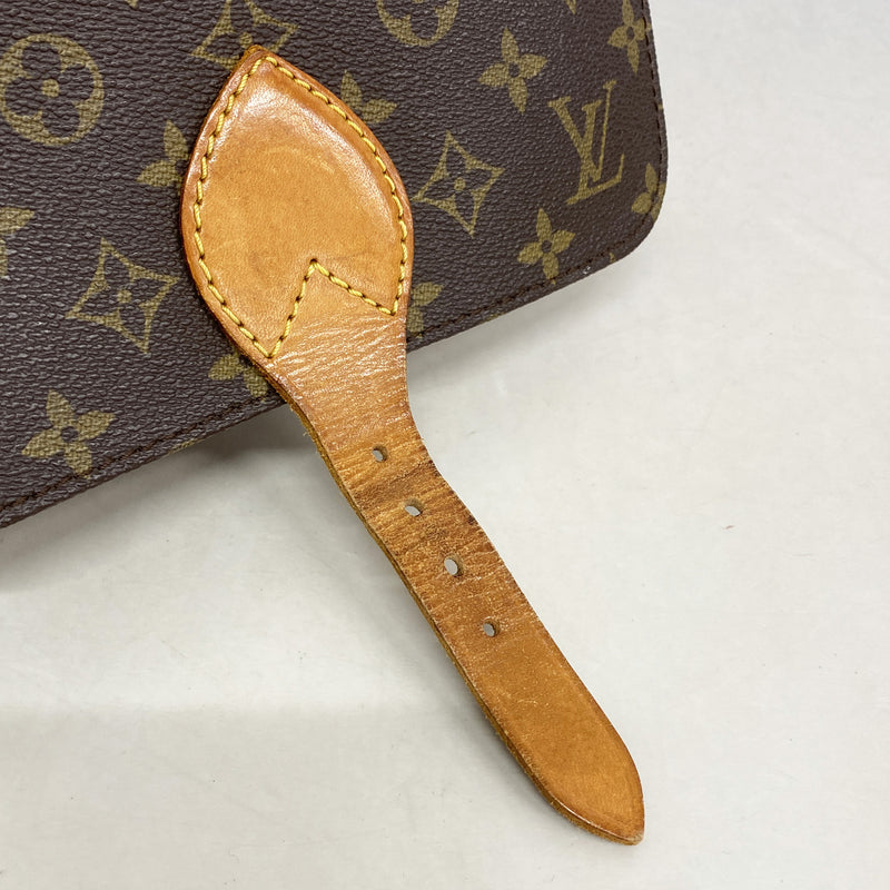 【6kc3215】ルイヴィトン ショルダーバッグ モノグラム カルトシエールMM M51253 ブラウン【中古】レディース
