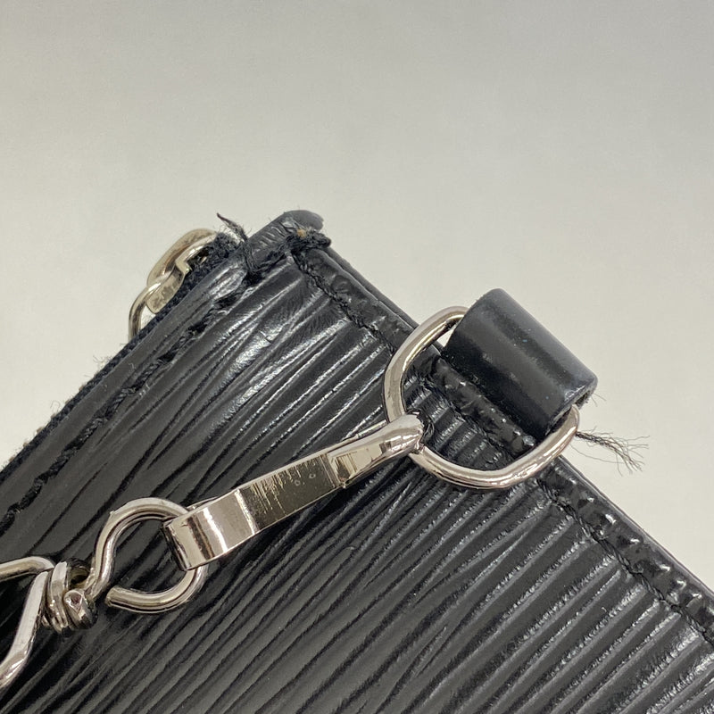 【6kc3216】ルイヴィトン ショルダーバッグ エピ サックデポールGM M80155 ノワール【中古】レディース