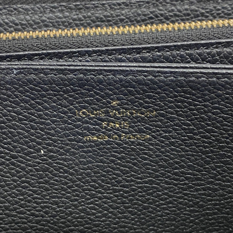 【6kc3217】ルイヴィトン 長財布 モノグラム・アンプラント ジッピーウォレット M61864 ノワール【中古】メンズ レディース ユニセックス