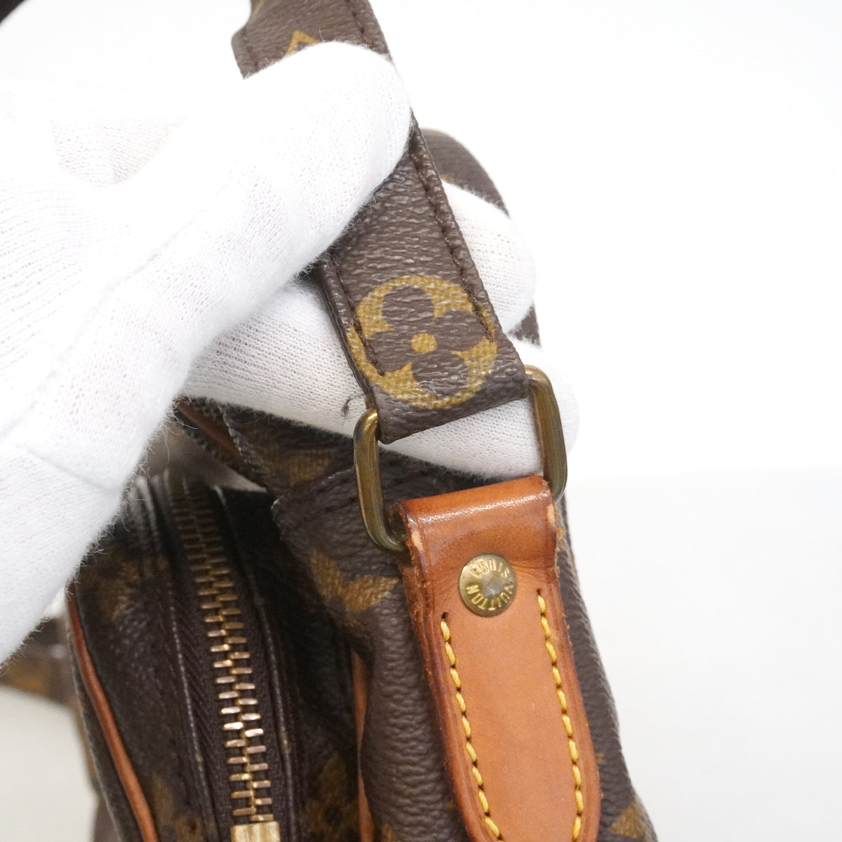 【6kc3245】ルイヴィトン ショルダーバッグ モノグラム ナイル M45244 ブラウン【中古】レディース