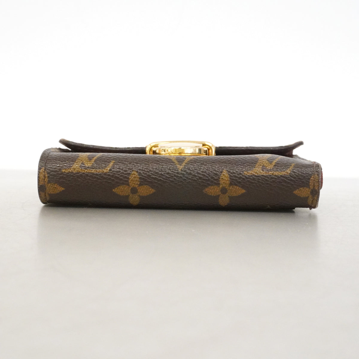 【6kc3248】ルイヴィトン 三つ折り財布 モノグラム ポルトフォイユコアラ M58013 ブラウン【中古】レディース