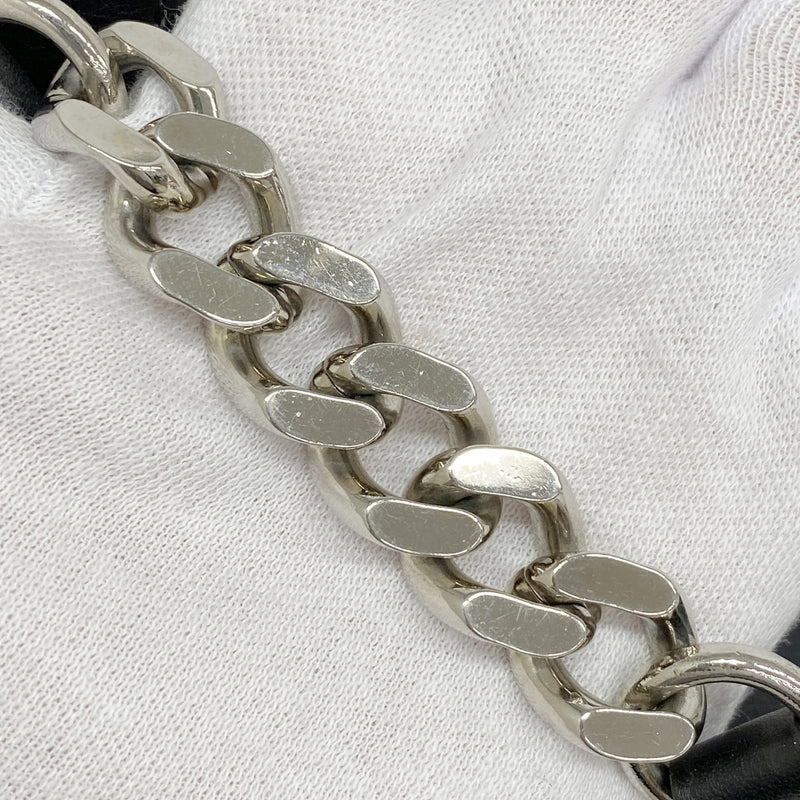 【6kc3262】フェンディ リュック・デイパック バイザウェイ レザー ブラック シルバー金具【中古】レディース