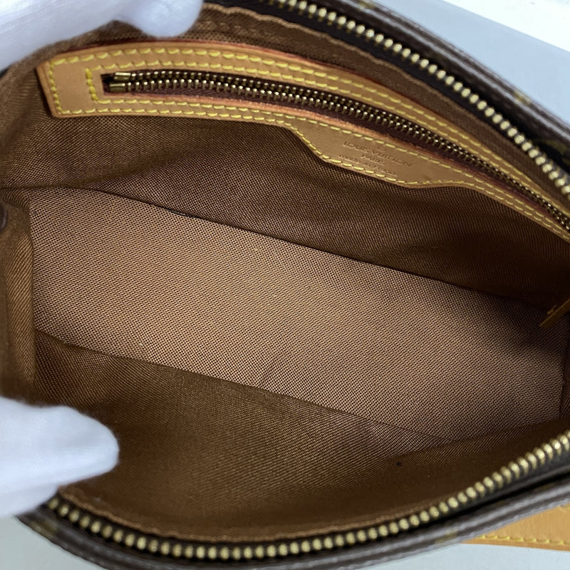 【6kc3268】ルイヴィトン ショルダーバッグ モノグラム トロター M51240 ブラウン【中古】レディース
