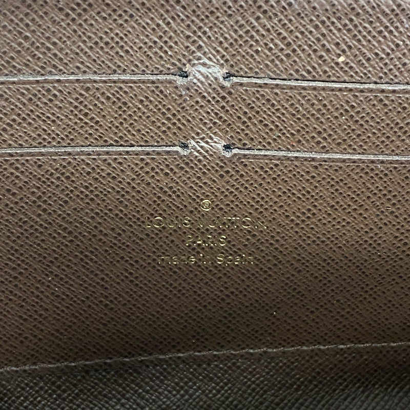 【6kc3271】ルイヴィトン 長財布 モノグラム・ミニラン ジッピーウォレット M95235 エベヌ【中古】メンズ レディース ユニセックス