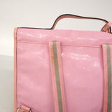 【6kc3288】グッチ リュック・デイパック GGインプリメ 271102 PVC ピンク シルバー金具【中古】レディース