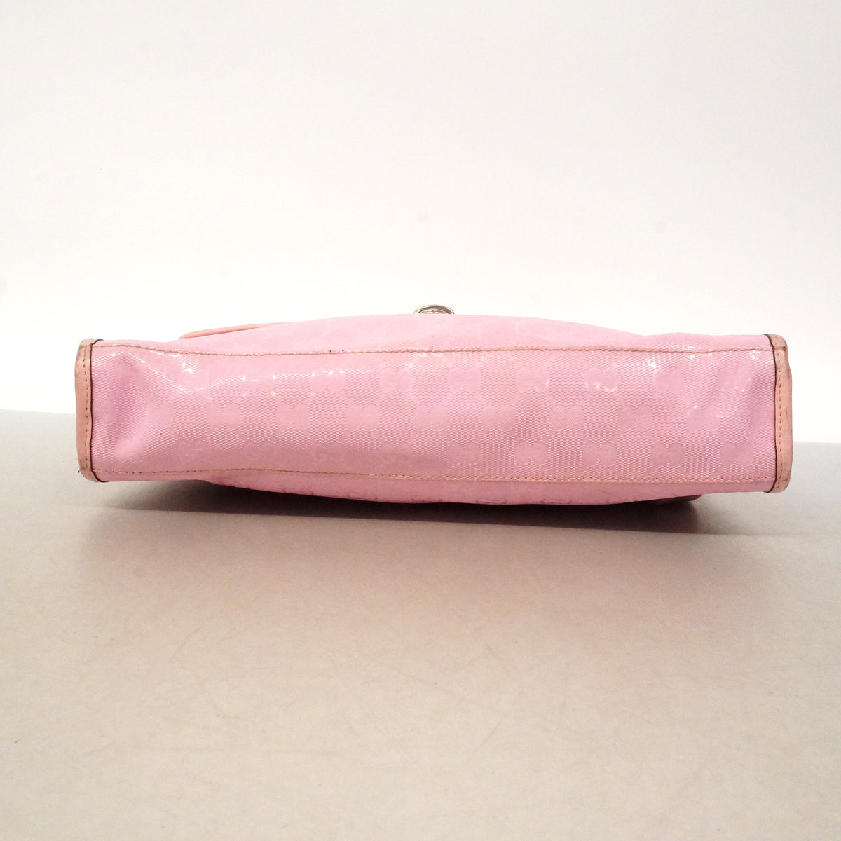 【6kc3288】グッチ リュック・デイパック GGインプリメ 271102 PVC ピンク シルバー金具【中古】レディース