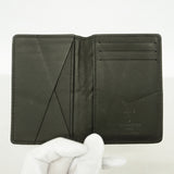 【6kc3326】ルイヴィトン カードケース モノグラム・シャドウ オーガナイザードゥポッシュ M62899 ブラック【中古】メンズ