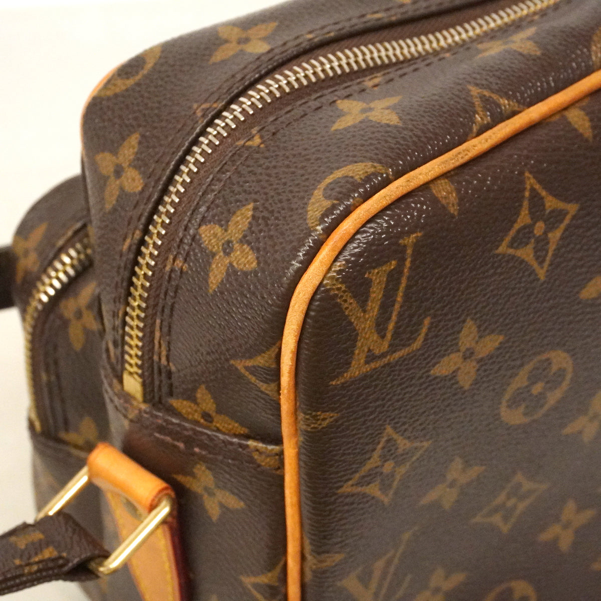 【6kd3331】ルイヴィトン ショルダーバッグ モノグラム ナイル M45244 ブラウン【中古】レディース