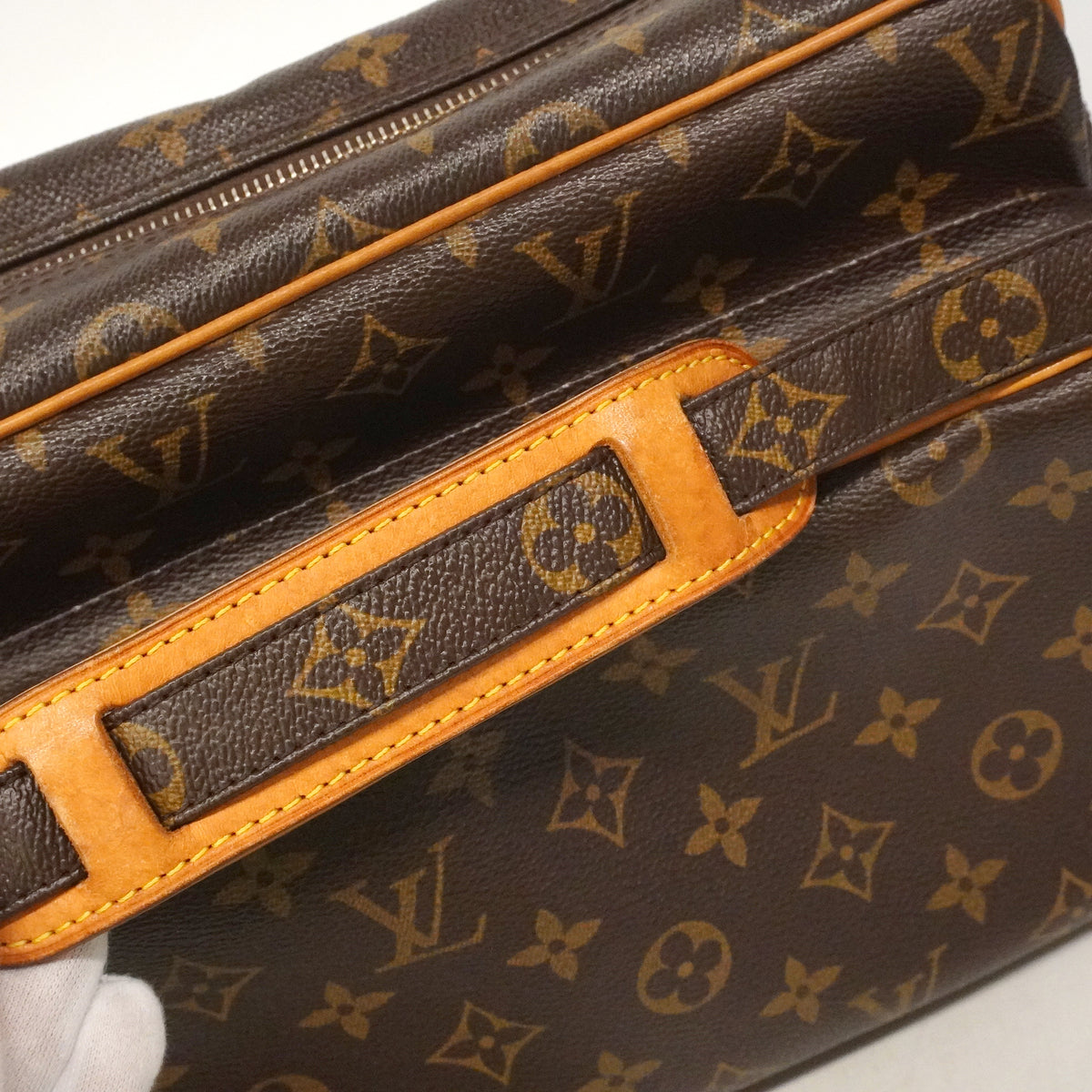 【6kd3331】ルイヴィトン ショルダーバッグ モノグラム ナイル M45244 ブラウン【中古】レディース