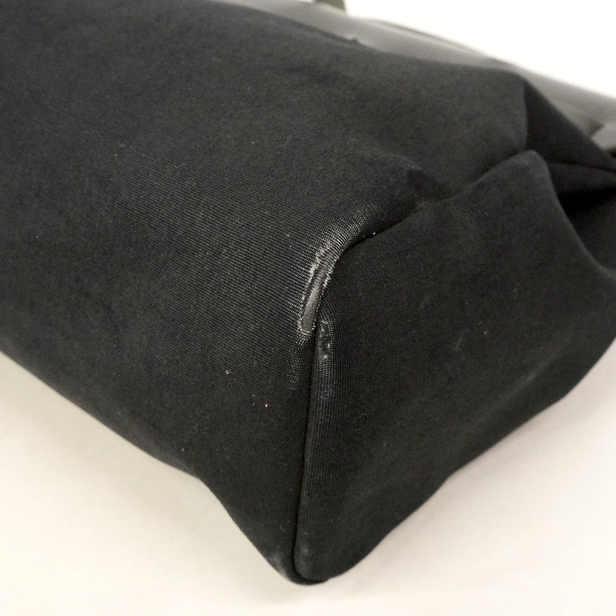 【6kd3336】エルメス ハンドバッグ エールバッグMM トワルオフィシエ ブラック シルバー金具 □D刻印 2wayバッグ【中古】レディース