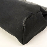 【6kd3336】エルメス ハンドバッグ エールバッグMM トワルオフィシエ ブラック シルバー金具 □D刻印 2wayバッグ【中古】レディース
