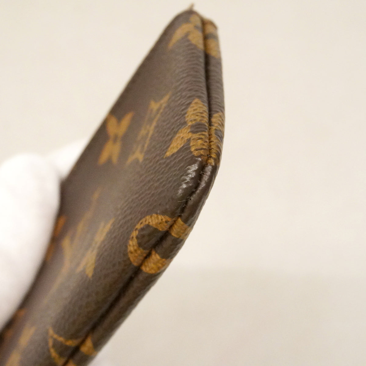 【6kd3337】ルイヴィトン コインケース モノグラム ポシェットクレ M62650 ブラウン【中古】メンズ レディース ユニセックス