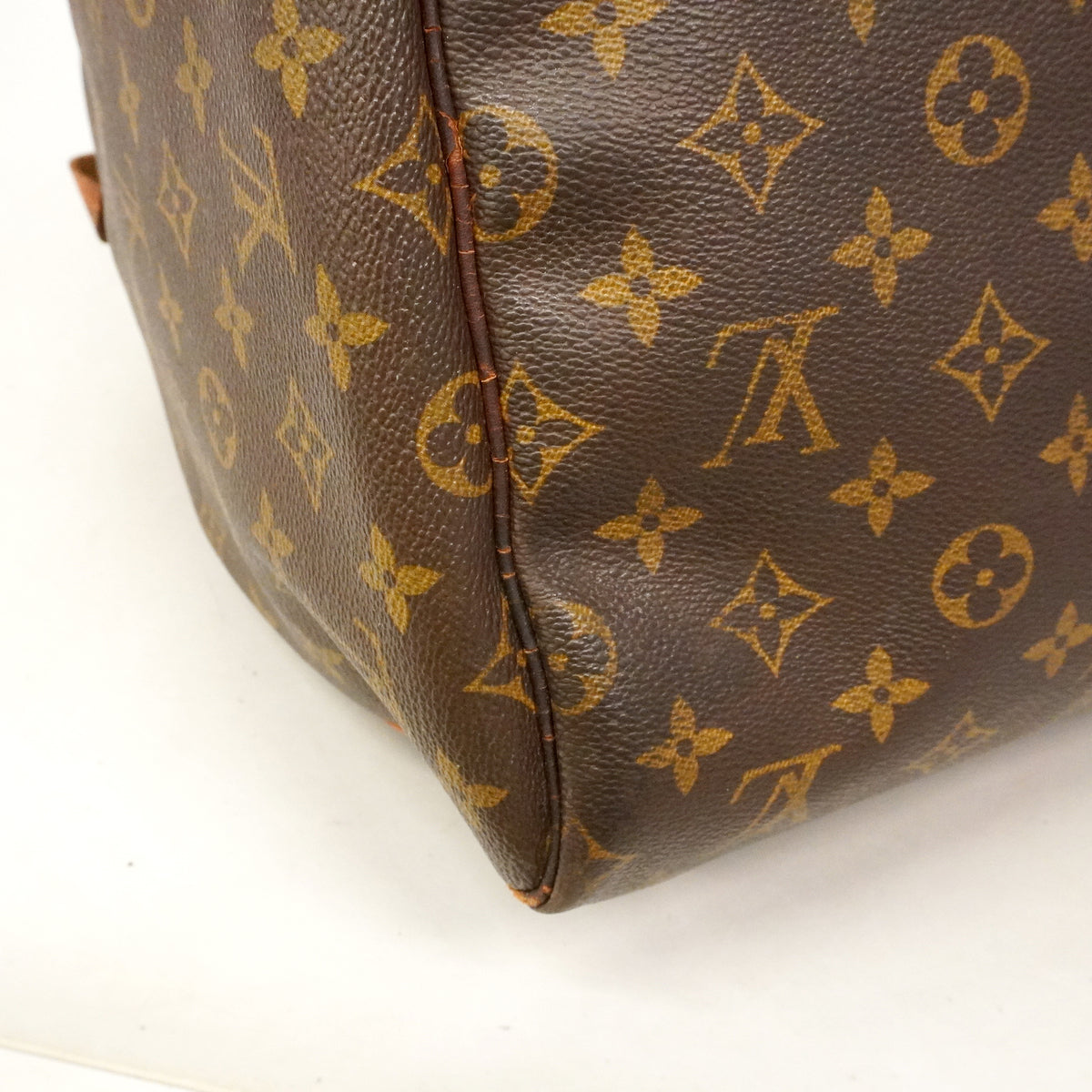 【6kd3340】ルイヴィトン ボストンバッグ モノグラム キーポル55 M41424 ブラウン【中古】メンズ レディース ユニセックス